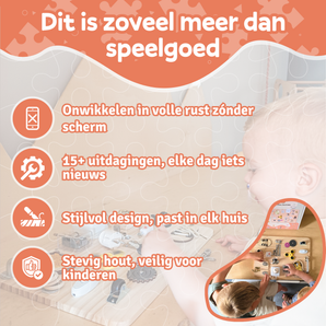 Holz-Aktivitätsbrett - Busyboard