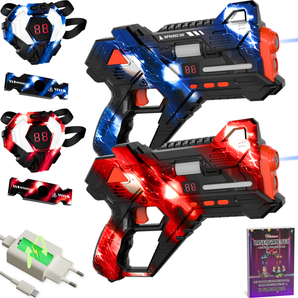 Oplaadbare Lasergame Set Incl. Educatief Boekje